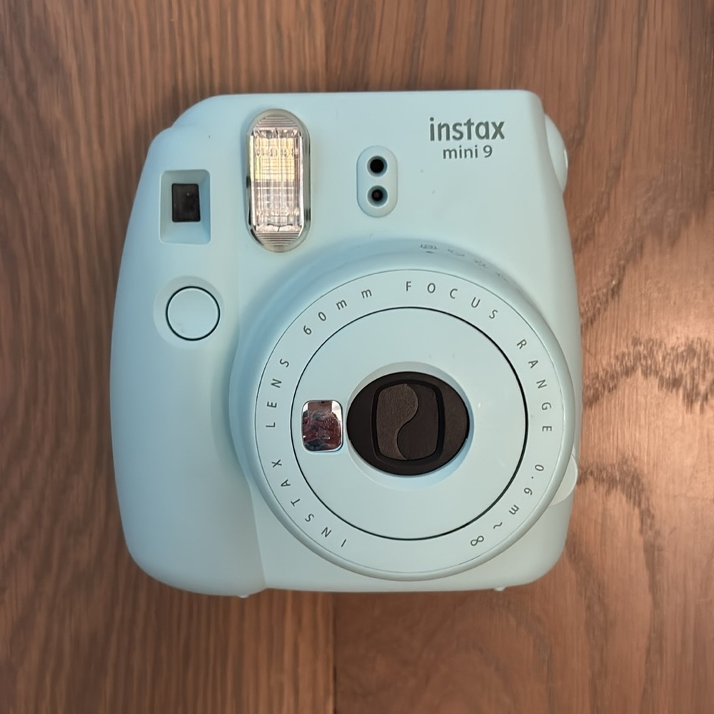 Mint Green Instant Camera